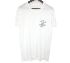 クロムハーツ CHROME HEARTS BSフレア プリント Vネック Tシャツ 49499