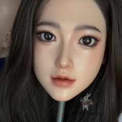 未使用 美品 リアルマネキンヘッド／ドールヘッド 等身大 シリコン 化粧練習用 リアルマネキンヘッド ドールヘッド 等身大 シリコン 化粧練習用