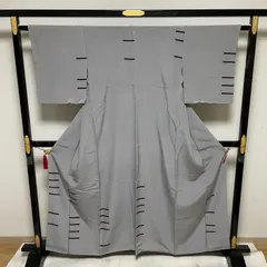 付下げ 上品なデザイン シンプル 着物 正絹 一つ紋 X-787