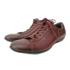 カルバンクライン CALVIN KLEIN スニーカー シューズ レザー 25.0cm 紫 パープル系 0908 ■YHS2のサムネイル