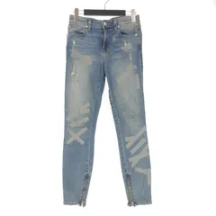 スビ Ksubi ダメージ加工 ストレッチスキニーデニムパンツ ジーンズ テープ 25 インディゴのサムネイル