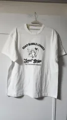 白グラフィック半袖Tシャツ