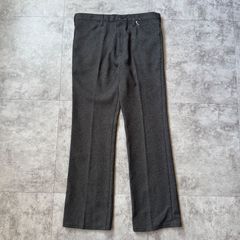 90s DKNY ブラックリネンスラックス 2タック ビンテージ 50s 60s 1990's 