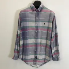 ポロラルフローレン ハンドウーブン マドラスチェックシャツ M