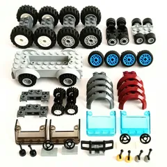 カイオ様 4点おまとめ商品 レゴ 正規品 中古 タイヤ(車7台分)・車部品 レゴブロック【管理番号：3642】のサムネイル