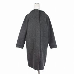 レオナール LEONARD FASHION PARIS ロングカーディガン 9R 黒 白 /SY