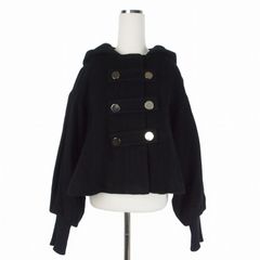 ロシャス ROCHAS ニットカーディガン 長袖 Vネック ウール カシミヤ混
