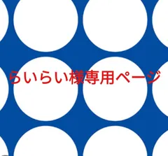 らいらい様専用ページです。