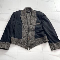 80s tricot COMME des GARCONS jacket L - メルカリ