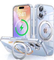iPhone 17용 케이스 Magsafe 대응 무선 충전 360°회전 스탠드 종횡 양대 대응 Gunwon 스마트폰 케이스 아이후온 17용 미군 규격 내충격