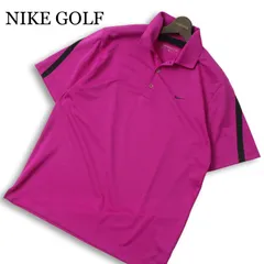 NIKE GOLF ナイキ ゴルフ 春夏★ DRI-FIT 吸汗速乾 半袖 ストレッチ ポロシャツ Sz.L メンズ