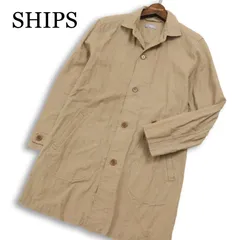 SHIPS シップス 春夏★ 麻 コットン リネン スプリング ショップ コート 日本製 Sz.S メンズのサムネイル
