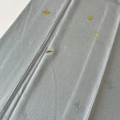 色無地 正絹 紋なし 飛び柄 上品な加工 花 袷 着物 MK-7101のサムネイル