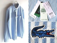 KENZO PARIS新品タグ付 バンドカラーシャツ 青スタンドカラーシャツ M 
