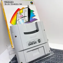 【動作確認済】SFC スーパーゲームボーイ スーパーファミコン 化粧箱付き a