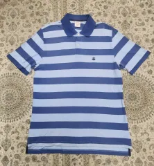 Brooks Brothers ストライプ ポロTシャツ M