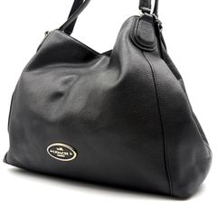 コーチ✨️トートバッグ マディソン ターンロック 3層 レザー シルバー 