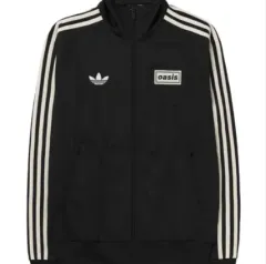 アディダス x オアジス ツアー ファイヤーバード トラック トップス ブラック