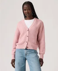 リーバイス レディース アウター ニット・セーター セーター カーディガン Levis Womens Snowflake Long Sleeve Cardigan Sweater Zephyrのサムネイル