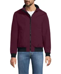 ランズエンド メンズ アウター ジャケット・ブルゾン Lands End Mens Classic Squall Waterproof Insulated Jacket Lush burgundy バのサムネイル
