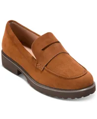 コールハーン レディース シューズ パンプス ローファー Cole Haan Womens Gwendolyn Penny Loafers Tobacco Suede