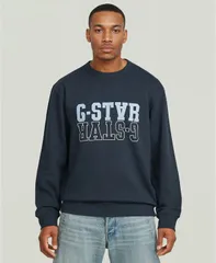 ジースター メンズ アウター パーカー・スウェット シャツ ロゴ 長袖 GStaraw LongSleeve RelaxedFit Logo Sweatshirt Saluteのサムネイル