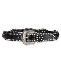 Punkandyo スタッズベルト BLACK LEATHER BELT - メルカリ