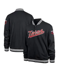 47 ブランド メンズ アウター ジャケット・ブルゾン 47 Brand Mens Navy Minnesota Twins Wax Pack Pro Camden FullZip Track Jacket Navy ネイビー