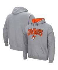 コロシアム メンズ アウター パーカー・スウェット ロゴ Colosseumens Oklahoma State Cowboys Arch Logo 30 Pullover Hoodie Heathered Gray グレー