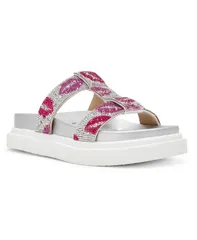 ベッツィジョンソン レディース シューズ サンダル プラットフォーム Betsey Johnson Womens Billy SlipOn Platform Sandals Multi Lips マルのサムネイル