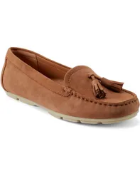 アース レディース シューズ パンプス ローファー Earth Womens Raquel Tassel SlipOn Loafers Cognac Suedeのサムネイル
