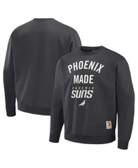 ステイプル メンズ アウター パーカー・スウェット プラスサイズ シャツ Staple Mens NBA x Anthracite Phoenix Suns Plush Pullover Sweatsのサムネイル