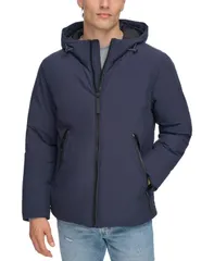 ダナ キャラン ニューヨーク メンズ アウター ジャケット・ブルゾン ジャケット DKNY Mens Hooded FullZip Jacket Navy ネイビーのサムネイル