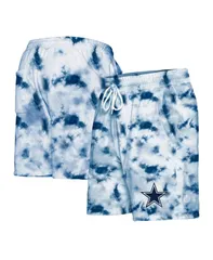 ニューエラ メンズ ボトムス ハーフパンツ・ショーツ ショートパンツ New Era Mens Navy Dallas Cowboys TieDye Shorts Navy ネイビーのサムネイル