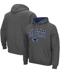 コロシアム メンズ アウター パーカー・スウェット ロゴ パーカー Colosseum Mens Penn State Nittany Lions Arch Logo 30 Pullover Hoodie Charcoal チャコール