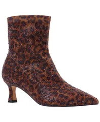 ジーシーシューズ レディース ブーツ・レインブーツ GC Shoes Womens Tina Pointed Toe Booties Leopard アニマル