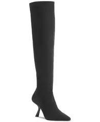 カール ラガーフェルド レディース シューズ ブーツ・レインブーツ KARL LAGERFELD PARIS Womens Kian PointedToe Dress Boots Black ブラックのサムネイル
