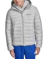 チャンピオン メンズ アウター ジャケット・ブルゾン フーデッドジャケット キルティング ジャケット Champion Mens Performance Quilted Hooded Jacket Ice