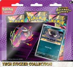 포켓몬 TCG : 메가 에볼루션 - 어센데드 히어로즈 테크 스티커 컬렉션 - 가스트리 (포일 프로모션 카드 1장 & 부스터 팩 3장)