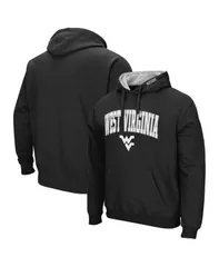 コロシアム メンズ アウター パーカー・スウェット ロゴ パーカー Colosseum Mens West Virginia Mountaineers Arch and Logo 30 Pullover Hoodie Black ブラック