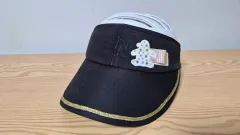 マンシングウェア ブラック ゴルフサンキャップ Free! 56-58cm 対応