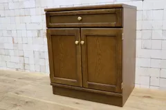 ◉カリモク◉木製サイドキャビネット 電話台 コンセント付 収納家具 カリモク家具（KARIMOKU FURNITURE） カリモク チェスト 木製 電話台