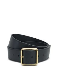 MIU MIU ナッパレザー ベルト ゴールドバックル ブラック - メルカリ