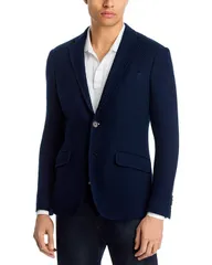 エトロ レディース アウター ジャケット・ブルゾン コート ニット ジャージー Etro Knit Jersey Sport Coat Navy ネイビーのサムネイル