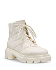 スチュアート ワイツマン レディース シューズ ブーツ・レインブーツ キルティング Stuart Weitzman Womens Hudson Quilted Boots Cream クリーム