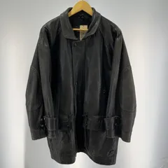 【中古】オールド HOUSTON レザーコート サイズM ブラック ヒューストン[19]のサムネイル