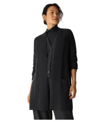エイリーンフィッシャー レディース アウター ニット・セーター カーディガン Eileen Fisher Merino Cardigan Charcoal チャコール