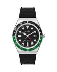 [Free Shipping] Timex Women's Watch Accessory Q Timex GMT Watch 38mm Black