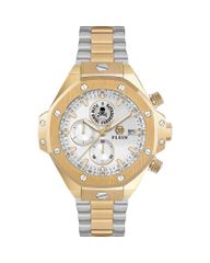 [Free Shipping] Philipp Plein Women's Watch Accessory Chrono Royal Bracelet Watch 46mm Two Tone