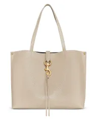 レベッカミンコフ レディース バッグ レザー Rebecca Minkoff Megan Large Leather Tote Stone ストーンのサムネイル